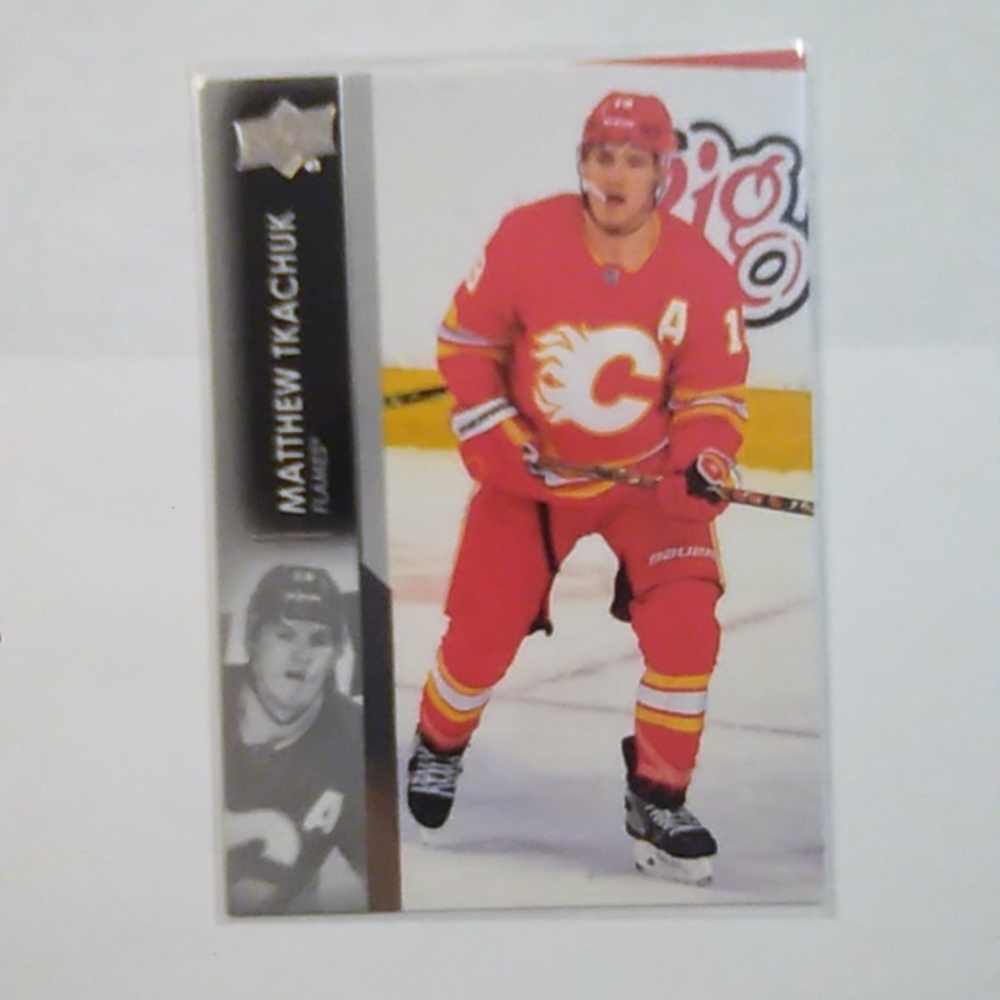 Matthew Tkachuk hockey card / Calgary Flames / Florida Panthers Superstar